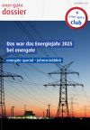 Titelbild für das Dossier "Das war das Energiejahr 2025 bei energate"